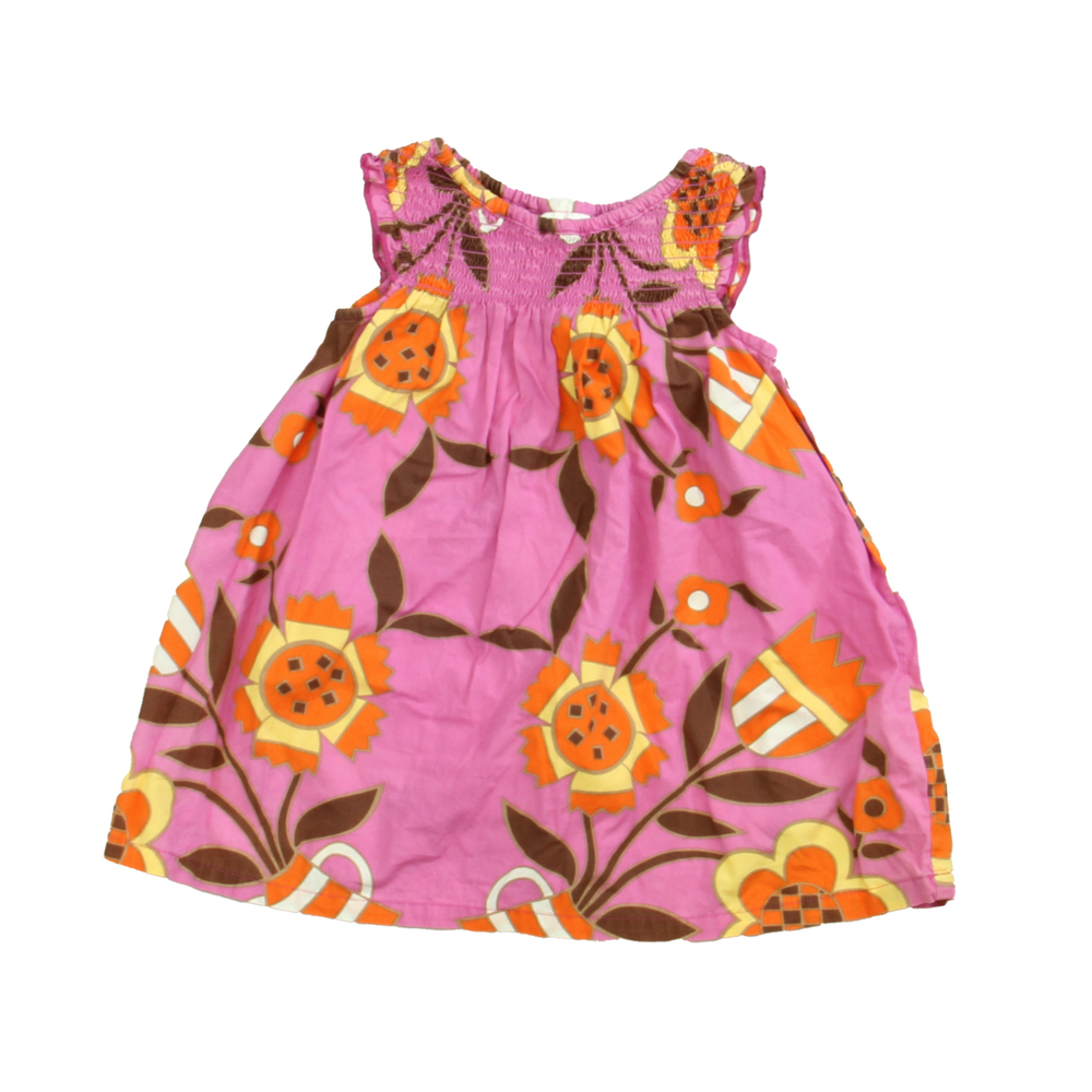 Hanna Andersson Girls Pink | Orange Dress size: 18-24 Months